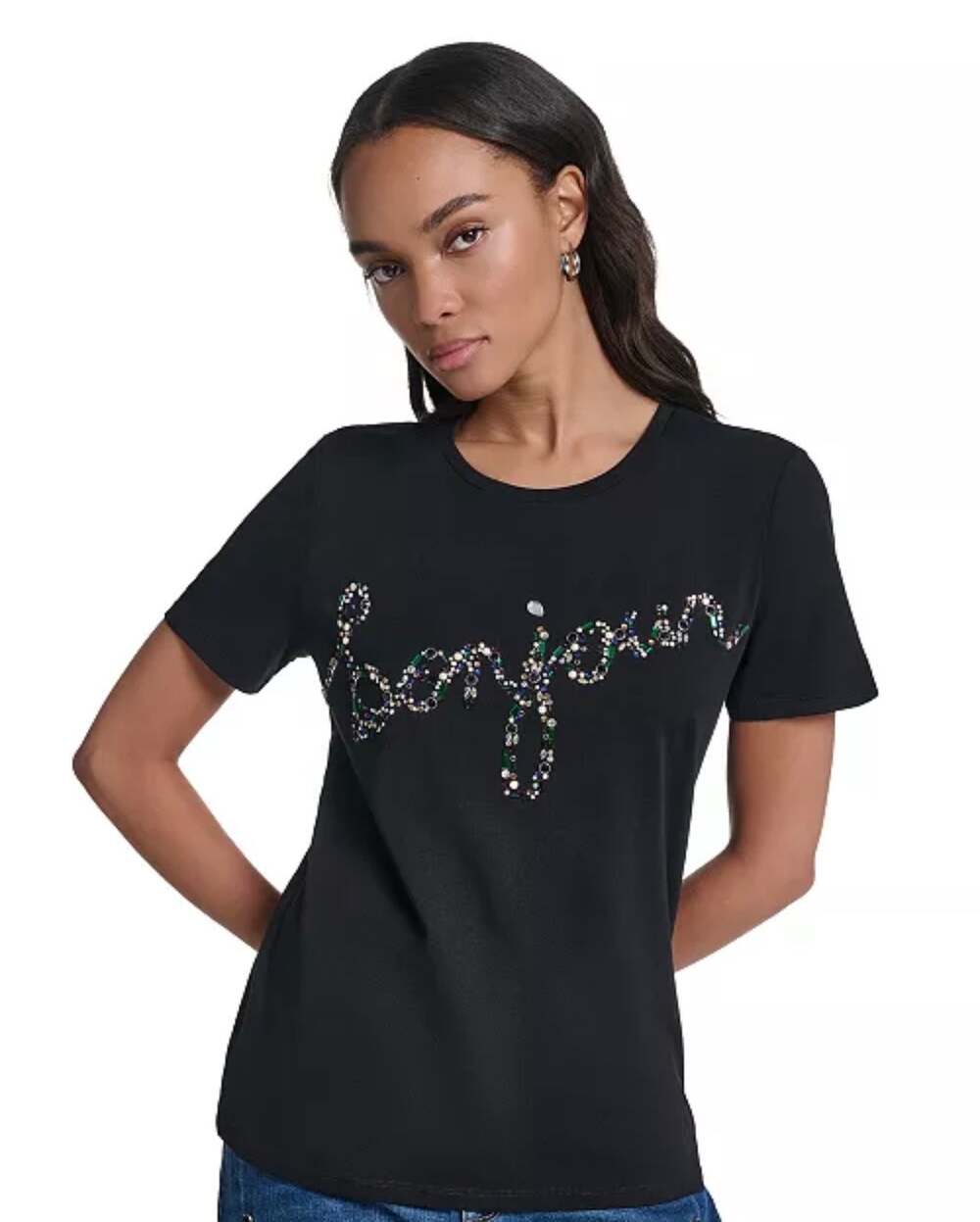 KARL LAGERFELD PARIS
Women's Bonjour Crewneck T-Shirt